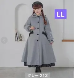 青木美沙子 しまむら コート しまみさ グレー LL XLのサムネイル