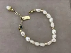 天然淡水パール ブレスレット バロックパール 不揃い パール