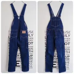 濃紺　美品　BIG-JOHN　ビッグジョン　オーバーオール W30 L32　L