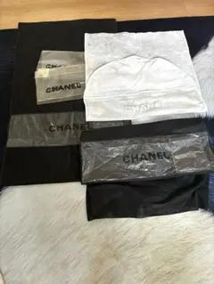 CHANEL ショッパー・保護袋 5点セット　シャネル、ドレス保存カバー