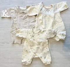 キルト キルティング カバーオール ロンパース 50 60 70 まとめ売り