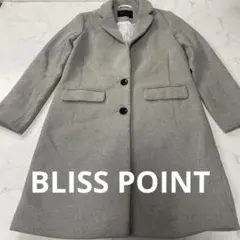 BLISS POINT M チェスターコート ロング丈 グレーのサムネイル