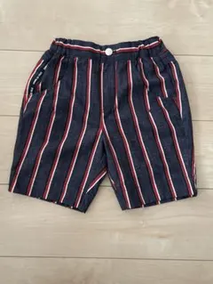 コムサ　コムサイズム　ハーフパンツ　フォーマル　110 ストライプ　ズボン