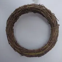 朝顔のつる リース 約17cm リース土台 あさがお リース ツル素材のリース