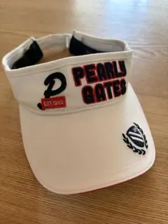 PEARLY GATES ゴルフバイザー ホワイト