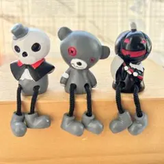 ハロウィン　飾り　置物　フィギュアセット　スカル クマ 悪魔