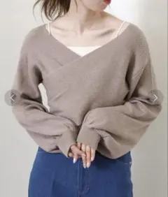 【美品】archives アルシーヴ リブニット プルオーバー