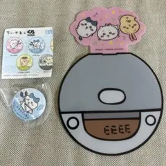 ちいかわ　くら寿司　ハチワレ　缶バッチ　フタ