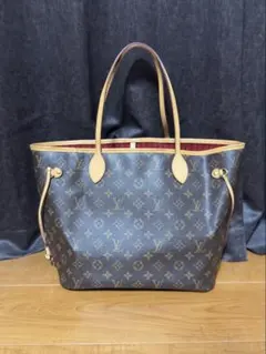 ルイヴィトン モノグラム ネヴァーフルMM ポーチ付きM41177 トートバッグ