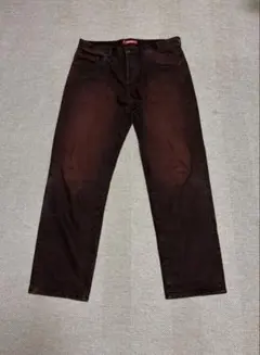 Supreme Regular Jean Overdyed Red 32 - メルカリ