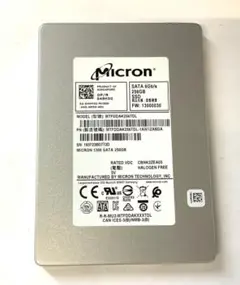 ②-WA78-Micron SATA 256GB 2.5インチ SSD 1点