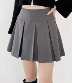 Heather ワイドプリーツミニスカート