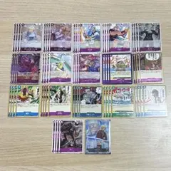 師弟の絆 青紫サンジ　デッキパーツ　まとめ売り　＋　サンジリーダーパラレル