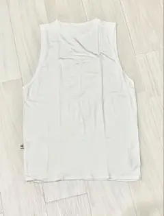 Linda Works ホワイトタンクトップ Uサイズ リンダワークス