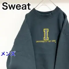 YBK4【US輸入】NAS　スウェット【メンズL相当】長袖　黒色