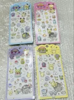 正規品 ポケモン 3Dクリスタルステッカー ボンボンドロップシール 韓国