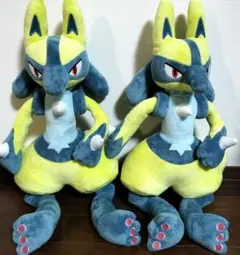 ポケットモンスター めちゃもふぐっとぬいぐるみ 黄色いルカリオ 2体セット