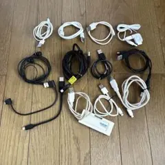 【ジャンク品】ケーブルセット　ライトニングケーブル等