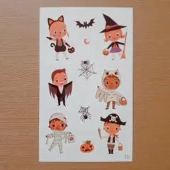 ♥残り2枚です♪♥タトゥーシール 防水♥ハロウィン 子供 仮装 10-16♥④