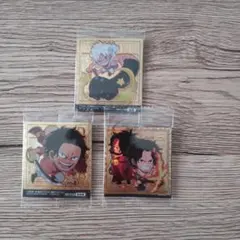 ワンピース シールウエハース12　２枚入り　ゴールドパラレル　３種セット