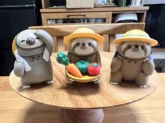 動物フィギュア （ナマケモノ）3体セット