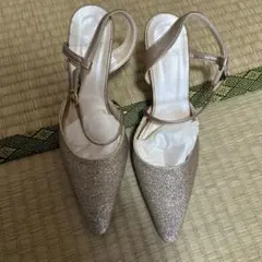 aimer ゴールド グリッター ハイヒール