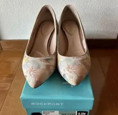 専用です☆ROCKPORT 花柄 ハイヒール 23.5cm 6.5N