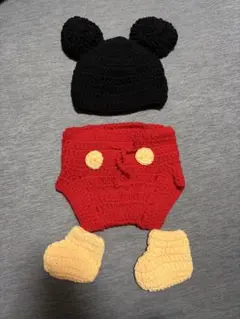ミッキーマウス風 ベビーコスチューム
