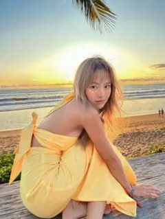 シンプル露出多めロングワンピース♡春夏女子会デートに最適