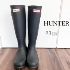 HUNTER ハンターレインブーツロング　ネイビー 長靴　UK4