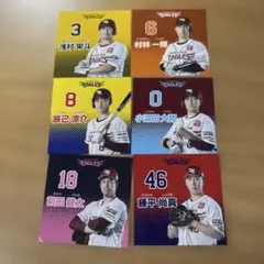 東北楽天ゴールデンイーグルス 選手ステッカー 3枚セット - メルカリ