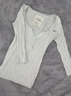 [中古/HOLLISTER] 薄いニット七分
