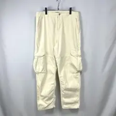 ZARA コットンカーゴパンツ アイボリー メンズ 32