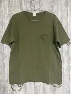 Tシャツ　ダメージ　グリーン　緑
