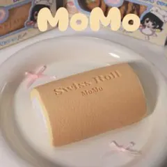MOMO スクイーズ スイスロール　オル味　プレーン　新品未開封　ロールケーキ