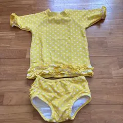 ラッフルバッツ半袖ラッシュガード水着80cm