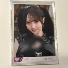 ≠ME 谷崎早耶 生写真 直筆サイン入り ここでファーストキッス 歌唱