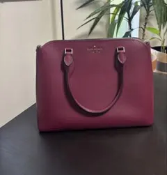 kate spade バーガンディ ハンドバッグ 中型