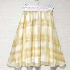 PARADIS TERRE パラディテール　チェックギャザースカートのサムネイル