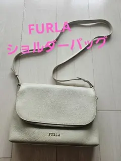 FURLA ショルダーバッグ ライトグレー 約25cm