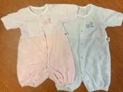 ファミリア　コラボ　50〜60cm ロンパース　ツーウェイオール　2点セット