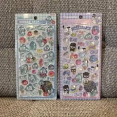ボンボンドロップシール　サンリオ　はぴだんぶい　ハンギョドン　2点セット