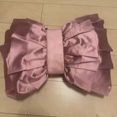 Francfranc リボン型クッション ピンク