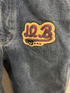 ミキハウス　ダブルＢデニムオーバーオール 110cm