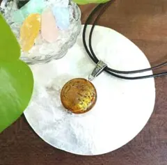 ガラスのネックレス✾シルバーゴールドinカラフル メンズレディース No.279