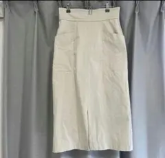 ナノ・ユニバース ポケット付きスカート