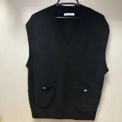 chocol raffine robe ニットベスト ブラック　ゆったりめ