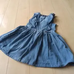féefossette フリル付きジャンバースカート