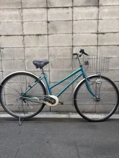 引取限定】シティサイクル 青 26インチ - メルカリ