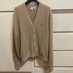 70s80s90s 古着　ラコステ　カーディガン　アイゾット　ニット